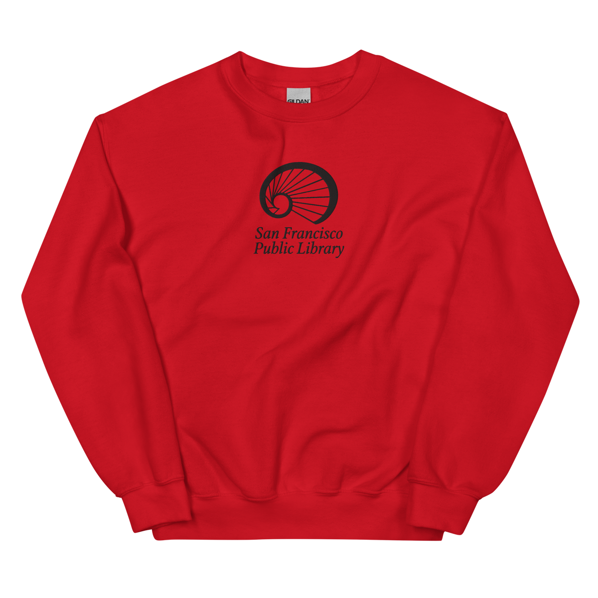 Unisex Embroidered SFPL Crewneck – Friends of the San Francisco 